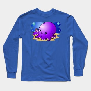 Kawaii Octopus Long Sleeve T-Shirt